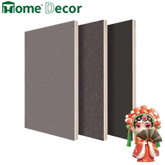 Fabric Grain Melamine Faced Plywood