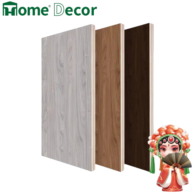Synchronized Wood Grain Melamine Faced Plywood Board